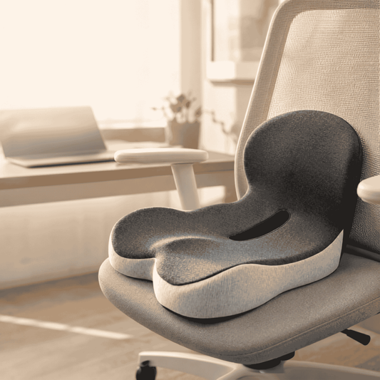 Cojín ergonómico Aeris en silla de oficina